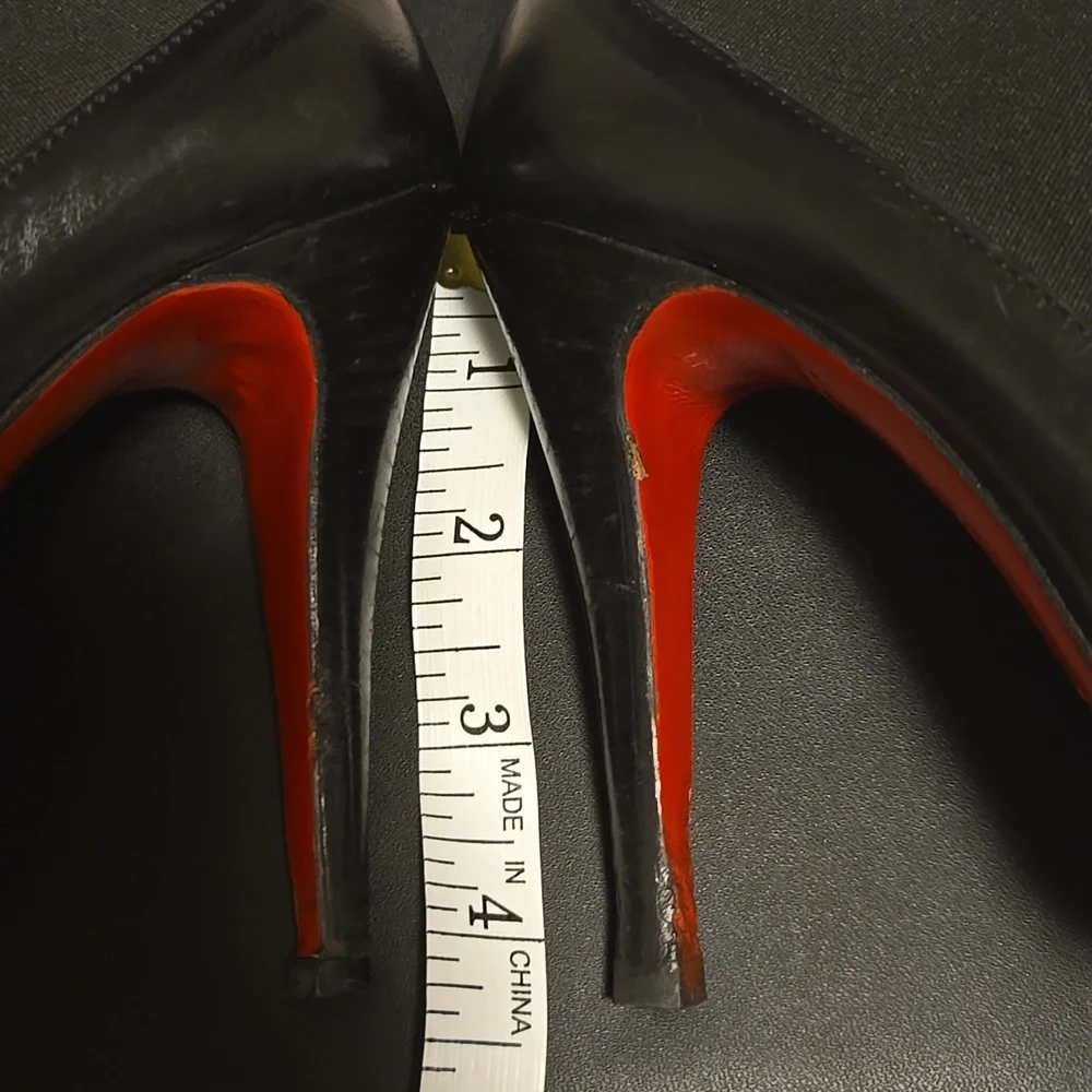HP! Christian Louboutin D'Orsay Booties- Comes With Dust Bag - Picture 16 of 17